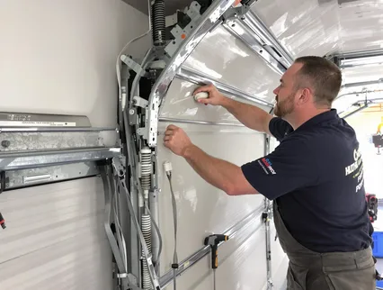 Noisy Garage Door Fix in Middletown, RI