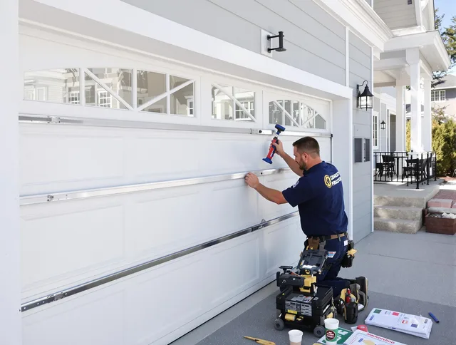 Professional garage door installation by Tiverton Garage Door Repair in Tiverton
