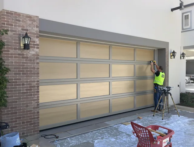 Garage door replacement service by Tiverton Garage Door Repair in Tiverton