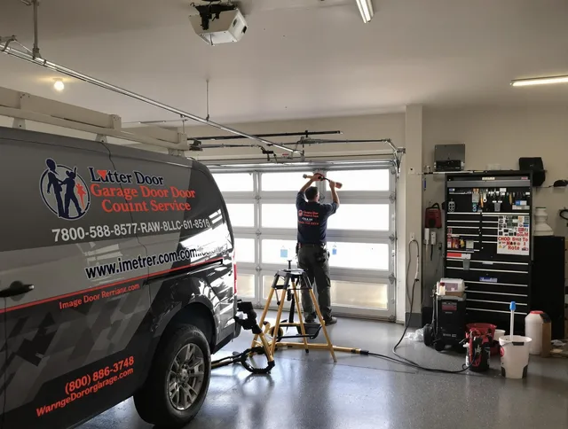 Tiverton Garage Door Repair team performing same-day garage door repair in Tiverton