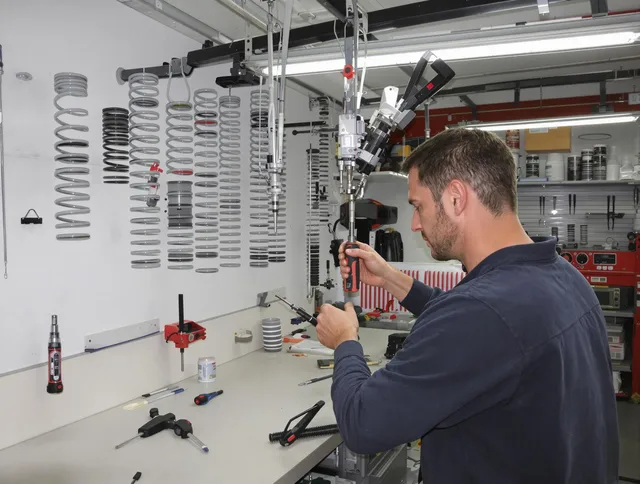 Tiverton Garage Door Repair safety certified technician performing precision spring replacement in Tiverton